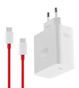 One 1+ Plus 160w Supervooc Super Fast Charging With Type C To C Charging Cable Flat Pin