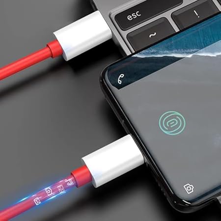 One 1+ Plus 160w Supervooc Super Fast Charging With Type C To C Charging Cable Flat Pin