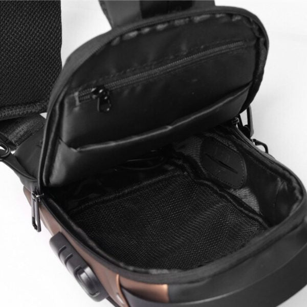 Men Anti Theft Chest Bag Shoulder Usb Charging Crossbody Package School Short Trip Messengers Gym Men’s Sling Sports